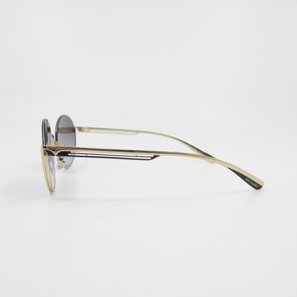 Bvlgari 6119 278/8G 54mm Round Semi Rimless Gold, New Women\'s Sunglasses. main image 5